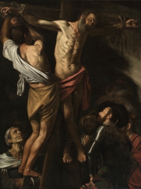 Caravaggio, Crucifixion of St Andrew, Cleveland Museum of Arts, authorship disputed