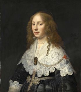 Aegje Hasselaer, wife of Henrick Hooft, 1640, Rijksmuseum