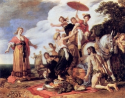 Pieter Lastman, Odysseus and Nausikaä (1619, Alte Pinakothek, Munich)