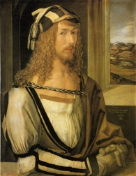 Albrecht Dürer, self-portrait, 1498, Prado