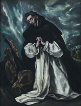 El Greco, St Dominic in prayer, 1600-10, 75 x 58 cm. Photo: Horst Bernhard, Hardheim