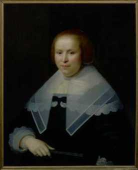 Anonymous painter, Jacoba Lampsins, 1643, Centraal Museum