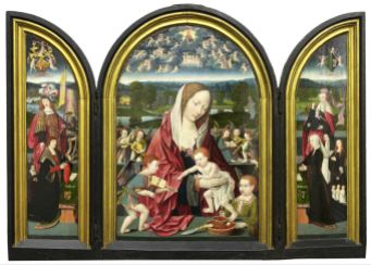 30. Virgin and Child with Joris Sampson and Engelken Coolen, c. 1512-15, Museum for Religious Art, Uden