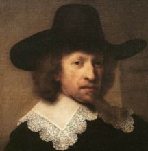 Rembrandt, Portrait of Nicolaes van Bambeeck (detail), 1641, oil on canvas, 109x83 cm, Musées Royaux des Beaux-Arts, Brussels