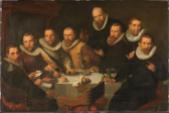 The largest remaining fragment, 141x212 cm, oil on panel, Amsterdam Museum