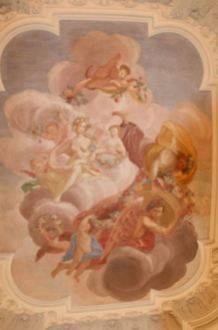 Ceiling painting by Jan van Dyk in Oranienstein