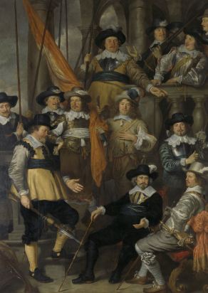 Govaert Flinck, the Company of District XVII commanded by Captain Albert Bas, 1640, 347x244 cm, Rijksmuseum