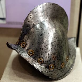 A 16th century Spanish or Italian morion helmet