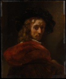 Rembrandt (?), Portrait of a man in a red cloak, in 1898 M. Kann (Paris), today Metropolitan Museum