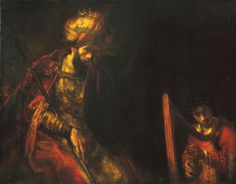 Rembrandt (and/or workshop), Saul and David, c. 1650-5, 1898 Durand-Ruel (Paris); today Mauritshuis